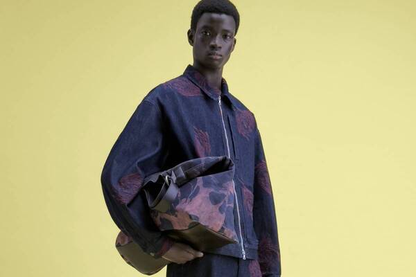 ドリス ヴァン ノッテン25年夏ウェア、“草花”刺繍のデニムジャケット＆開襟シャツ