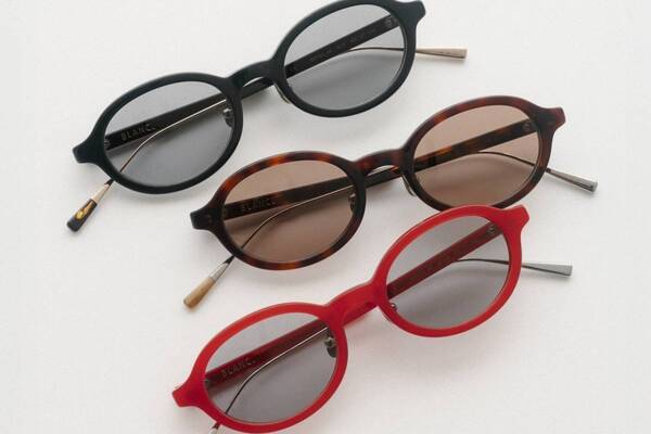 ブラン“切り替えテンプル”のオーバル型サングラス、伊勢丹新宿店限定セージグリーンのレザーグッズも