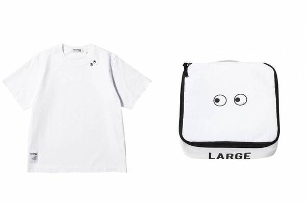 ユニクロ×アニヤ・ハインドマーチ25年夏、“目”モチーフと手縫い風ステッチのTシャツやポーチ