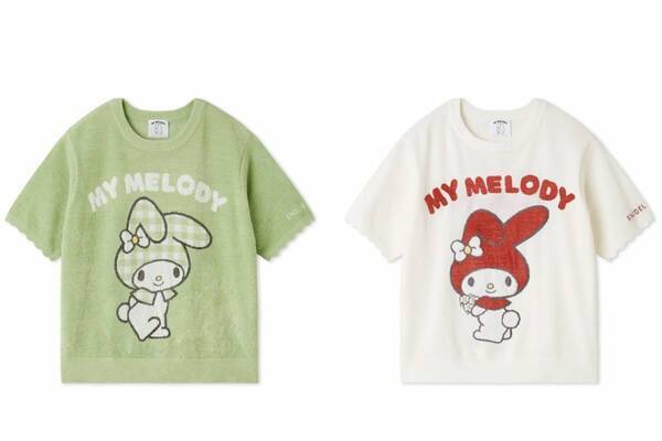 スナイデル ホーム「マイメロディ」ルームウェア、“チェックずきん”のマイメロディニットやカーディガン