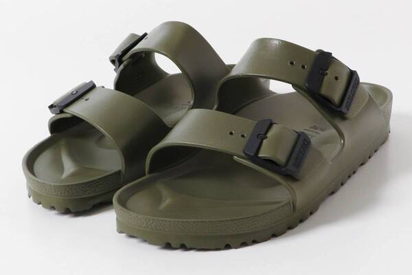 ビルケンシュトック「アリゾナ」サンダル“カーキ＆グレー”のEVA素材、アーバンリサーチ限定で