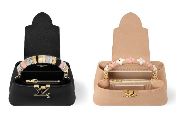 ルイ・ヴィトン“ハンドル装飾華やぐ”「カプシーヌ」バッグ、フラワーやカラフルバングルをプラス