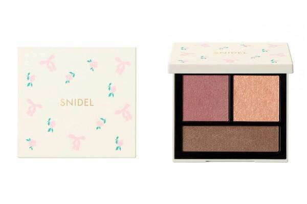 スナイデル ビューティ25年夏コスメ「小花＆リボンパケ」の“捨て色なし”3色アイパレ＆人気ルージュ