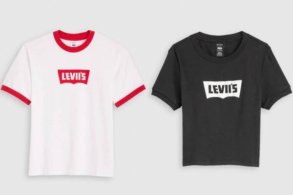リーバイス“ビヨンセ”の楽曲「LEVII'S JEANS」にちなんだロゴプリントTシャツ