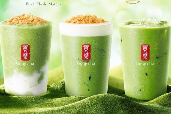 ゴンチャ「一番摘み抹茶」ミルクティー、“サクサク食感クレープのせ”フローズンティーも