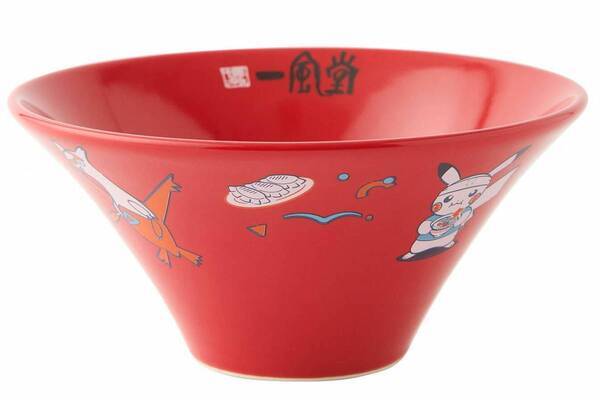 一風堂×ポケモン、ラーメン店主風ピカチュウの有田焼どんぶりやレンゲがポケモンセンターフクオカで