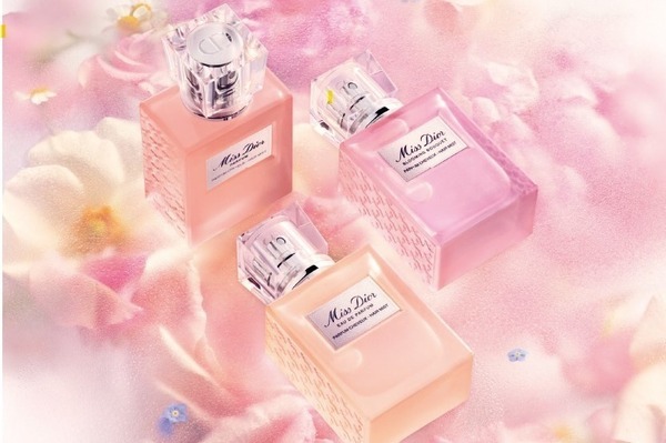 ディオール「ミス ディオール」25年夏ヘアケア、"ゆれる髪に花々が香る"ヘアミスト＆ヘアオイル
