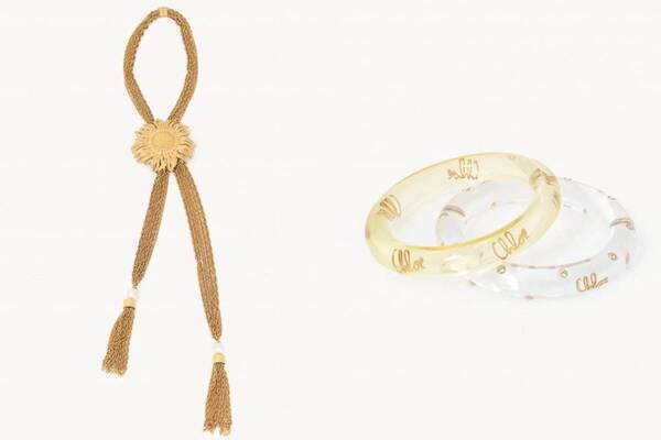 クロエ25年夏ジュエリー、“ひまわり咲く”ネックレス＆クリスタル煌めくクリアバングルなど