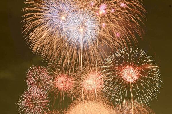 「立川まつり国営昭和記念公園花火大会 2025」花火5,000発が夏の夜空を彩る、大会当日は入園無料