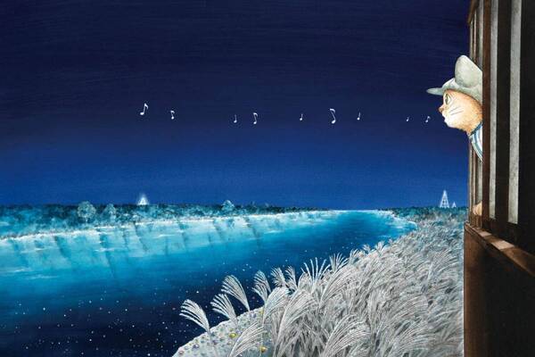 展覧会「ますむらひろしの銀河鉄道の夜-完結編」八王子で、宮沢賢治の名作を漫画化した原画を展示