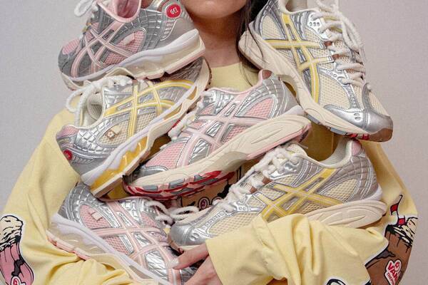 アシックス スポーツスタイル“スイーツ着想”ポップカラーのスニーカー、アトモスなどトリプルコラボで