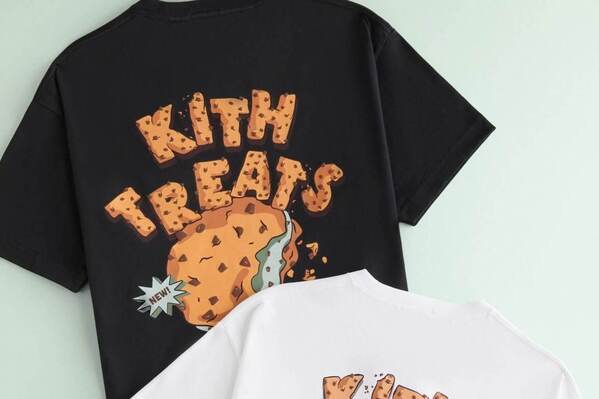 キス トリーツ“ミントチップサンドアイス”描いたふっくらパフプリントTシャツ、限定スイーツも