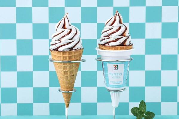 セブン-イレブン“パリパリチョコチップ入り”「チョコミントアイス」、すっきりブラックサンダーアイスも