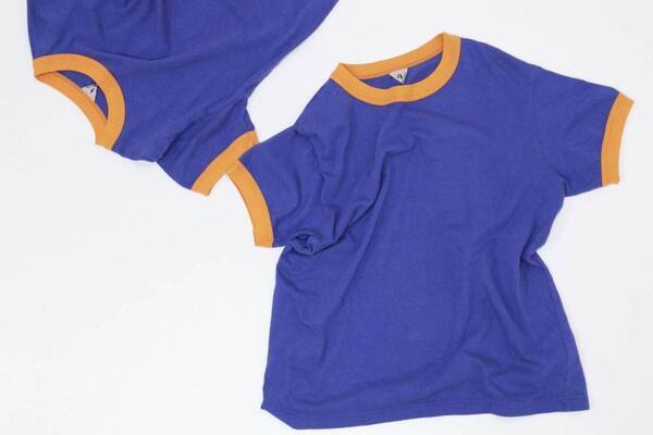 フィルメランジェ“レトロ配色”リンガーTシャツや手刺繍バッグ、スーパー エー マーケット限定で