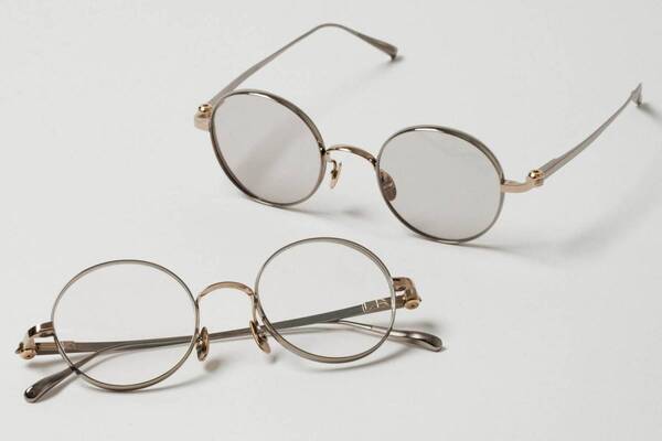 ユウイチ トヤマ.のビオトープ限定アイウェア、コンビメタルのラウンド＆アビエーター型眼鏡