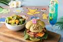 グランド ハイアット 東京「ポケモン」限定メニュー、フシギダネ風バーガー＆ピカチュウのヨーグルトパフェ