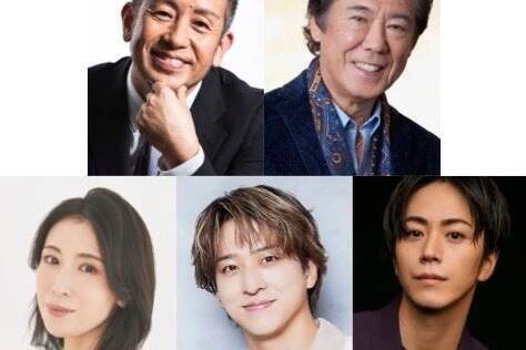 舞台「『新 画狂⼈北斎』-2025-」⻄岡德⾺＆寺⻄拓⼈ら出演、宮本亞⾨演出で北斎vs幕臣の対峙描く