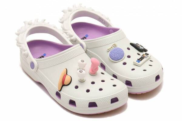 TVアニメ「ONE PIECE」“ギア5のルフィ”クロックスサンダル、羽衣モチーフストラップで