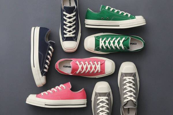 コンバース“スクエアトウ”のスニーカー「オールスター」白黒ハイカット＆鮮やかローカット