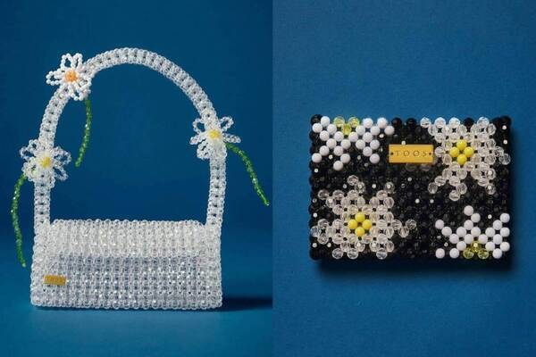 エストネーション×トオス、“デイジー”咲くビーズハンドバッグ＆カードケースが六本木ヒルズ店で