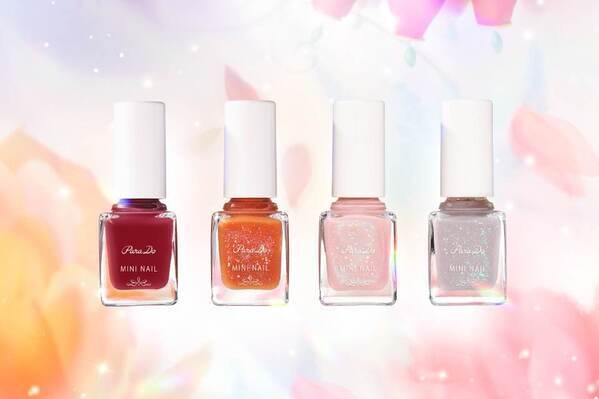 パラドゥ「幻想的な花々」着想の25年夏ネイル、“偏光ラメきらめく”多幸感ピンクや洗練モーブグレー