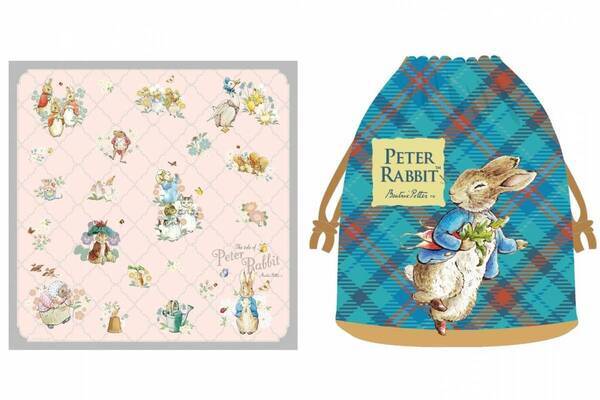 「ピーターラビット」イベントが横浜で、キャラ柄の撥水ふろしき＆チャーム付きしおりなど限定グッズ