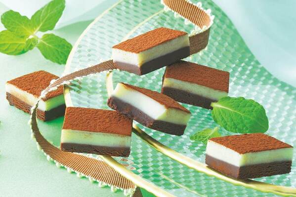 ロイズ夏限定「チョコミント」スイーツ、“ミント香る”ホワイトチョコ×ほろ苦カカオの2層生チョコレート