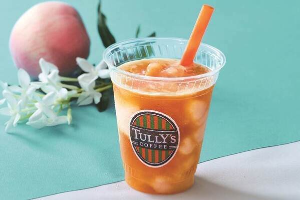 タリーズコーヒー“桃×ジャスミン”華やかに香るフローズンティー、メロンヨーグルトスワークルも
