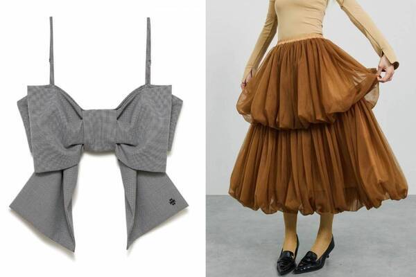 マッシュスタイルラボ「ソリン」1号店が池袋パルコに、大胆リボンビスチェや“クラゲ風”ふんわりスカート