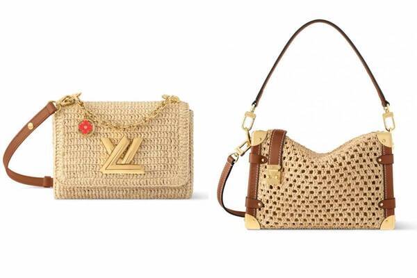 ルイ・ヴィトン“ラフィア素材”の25年夏ウィメンズバッグ、LV ツイストロック付きチェーンバッグなど