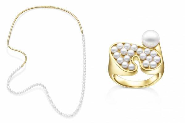 TASAKI「真珠貝」着想の“動くパール”ジュエリー、ニコロ・パスカレッティとコラボ