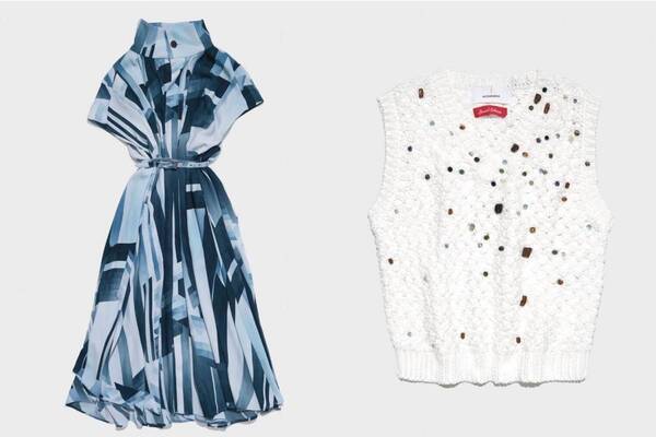 「ザ トウキョウ」銀座に旗艦店オープン、ハルノブムラタのマーブル柄ドレスなど限定販売も