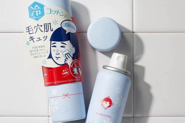 毛穴撫子「毛穴かくれんぼコットン」“スプレーするだけで作れる”冷たいコットン、ぽっかり毛穴を引き締め