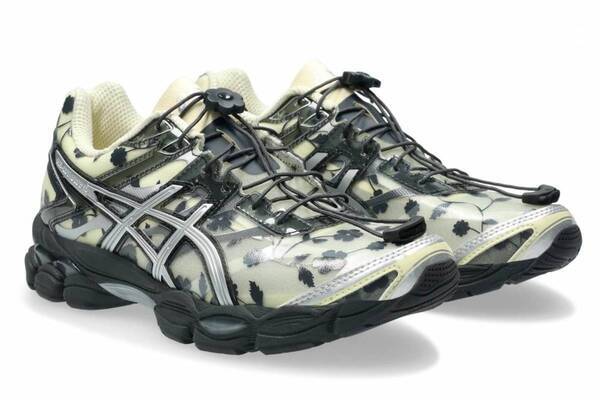 アシックス×セシリー・バンセンのスニーカー「ゲルキュムラス 16」メッシュを重ねた花プリントアッパー