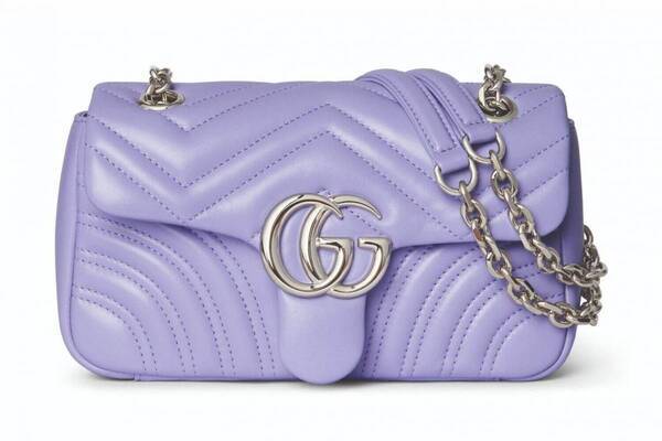 グッチ「GGマーモント」“まるでシルク”なレザー×煌めくダブルG、アイスブルーなどソルベカラーで