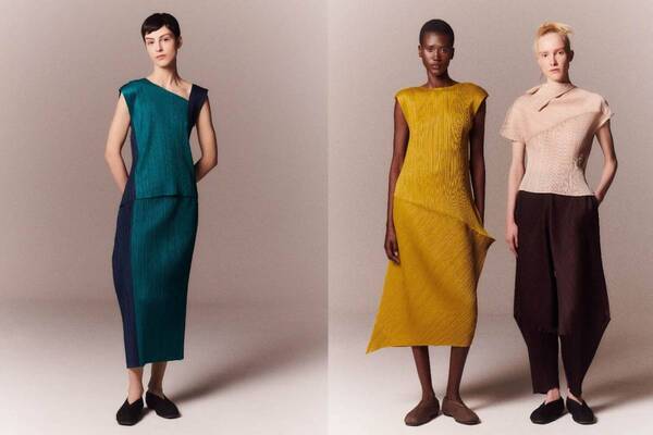 プリーツ プリーズ イッセイ ミヤケ“ダンス”着想のウェア＆トウシューズをイメージしたワンピース