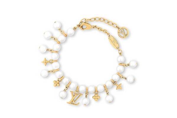 ルイ・ヴィトン25年夏アクセサリー、モノグラム・フラワー＆パールが交互に揺れるネックレスやピアス