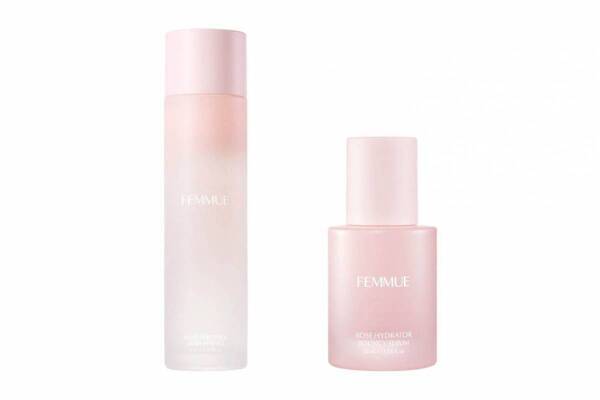 ファミュ25年秋スキンケア「ブルーミングローズライン」バラ香る濃密二層式化粧液＆しっとり弾む美容液