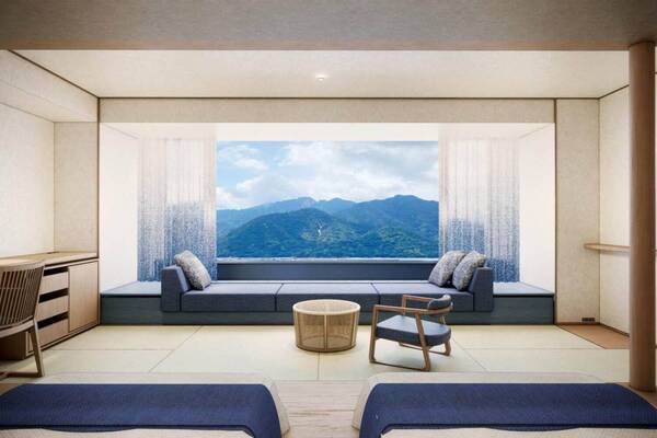 星野リゾート広島初進出、温泉旅館「界 宮島」26年夏に誕生 - 全客室が宮島に面したオーシャンビュー