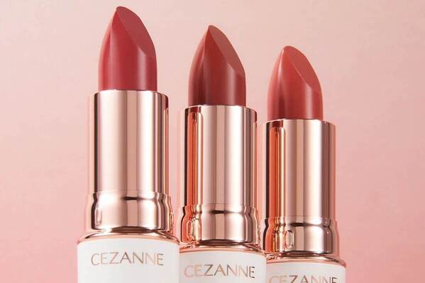 セザンヌ25年秋コスメ、“大人ローズ”の美発色リップ＆ぷるんと淡色ピンクのリップティントなど