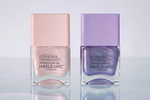 ネイルズ インク“星が煌めく”25年秋ネイルキット、ゴールドの輝きを宿すピーチ＆幻想的な虹色パープル