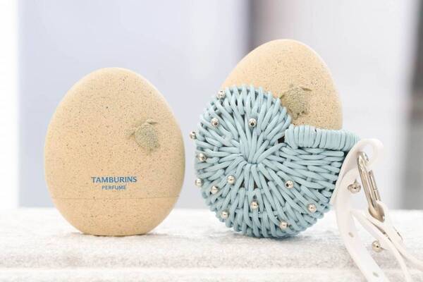 タンバリンズ旗艦店が東京・渋谷パルコ前にオープン、“卵型”フレグランス＆キャンドルなど勢揃い