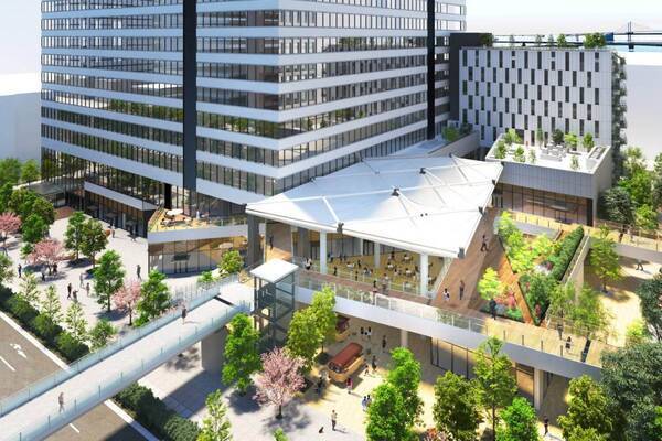 「豊洲セイルパーク」商業エリア＆大屋根広場を備えた複合施設、カフェやレストランなど21店舗
