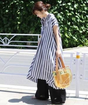 ワンピース ボトムでこなれ感を演出 大人女子のおしゃれレイヤードスタイル集 18年6月9日 ウーマンエキサイト 1 4