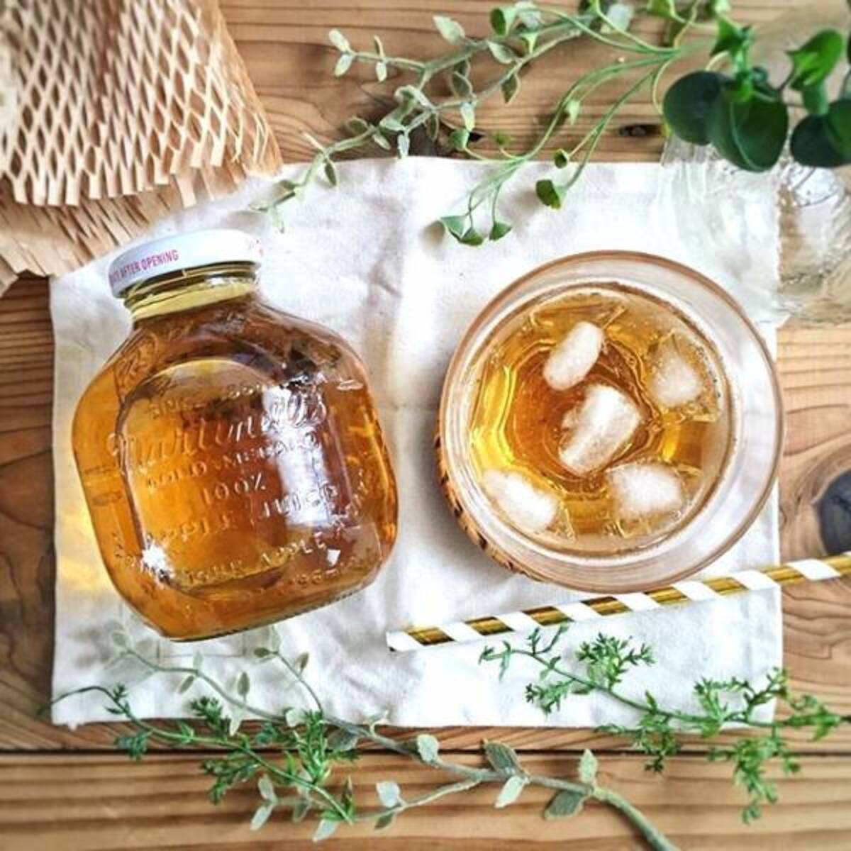 コストコで人気のリンゴジュース マルティネリの空き瓶をインテリアに活用しよう 18年8月23日 ウーマンエキサイト 1 3