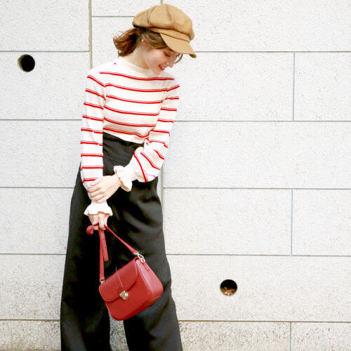 目指すは フレンチカジュアル 秋ボーダーをおしゃれに着こなそう 18年10月10日 ウーマンエキサイト 1 4