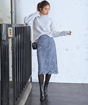 冬もたくさん着たい 女性らしさ溢れる レース を使ったお洋服特集 18年11月13日 ウーマンエキサイト 3 5