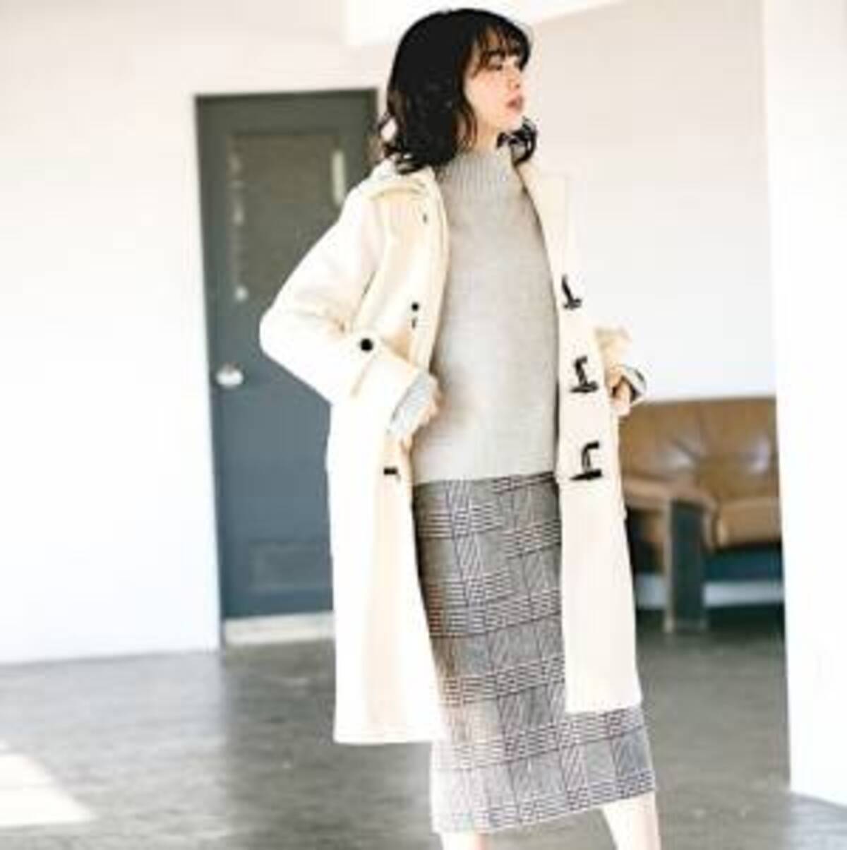 白で清楚可愛いく 冬に映えるホワイトコートで目指せ美人コーデ 18年12月31日 ウーマンエキサイト 1 4