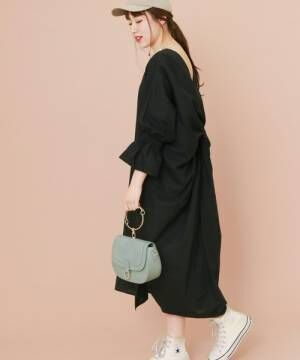 無地or柄 春 ワンピース おしゃれさんたちが選ぶワンピースコーデ15選 18年3月23日 ウーマンエキサイト 1 4