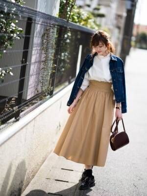Gu のスカートが優秀すぎる プチプラアイテムを春ファッションに取り入れよう 18年3月31日 ウーマンエキサイト 1 4